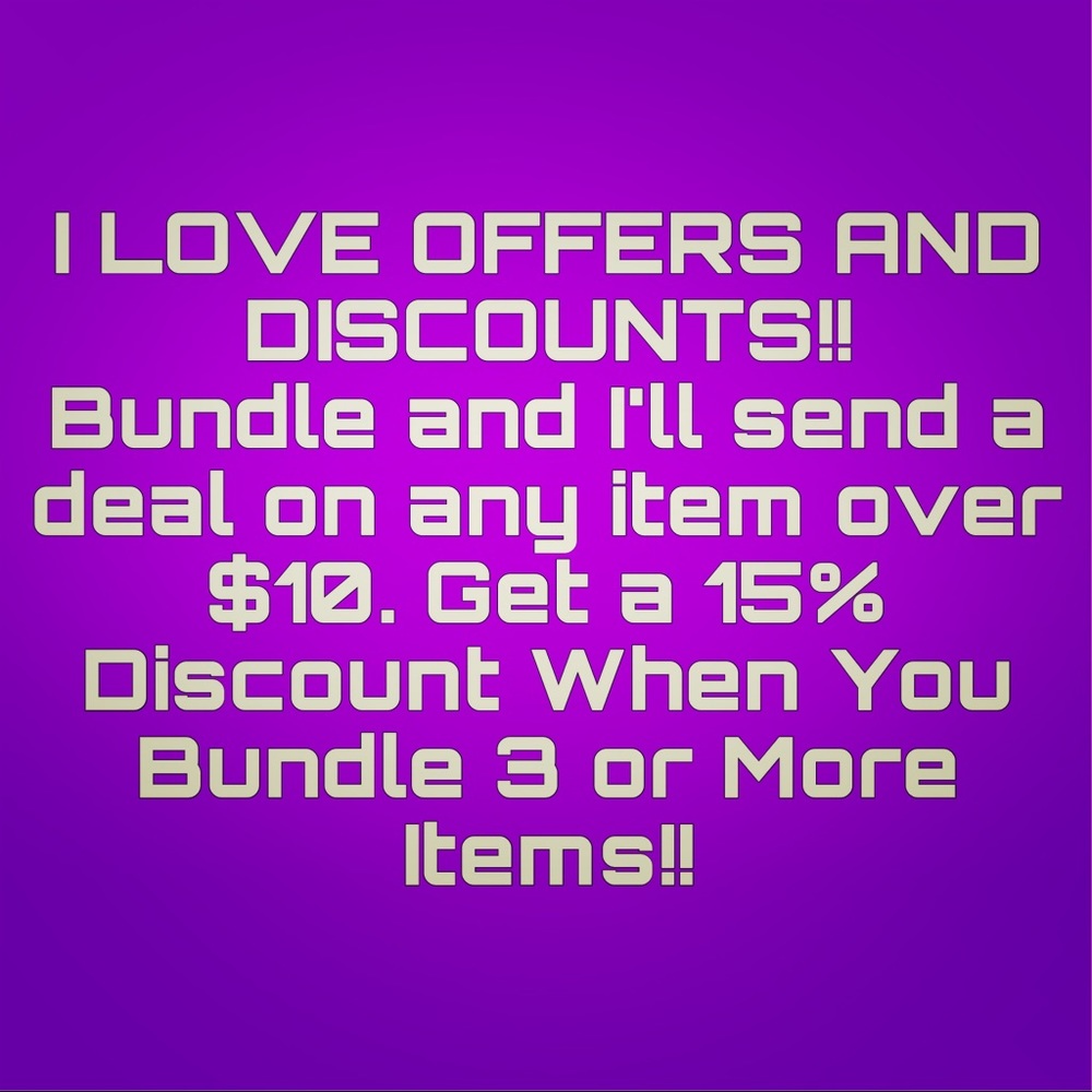 Welcome! 💜Considering All Reasonable Offers!